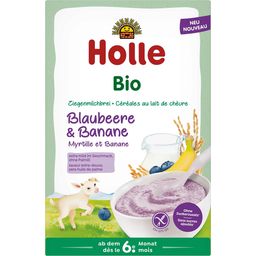 Holle Bio kecsketejes kása - Áfonya és banán - 200 g