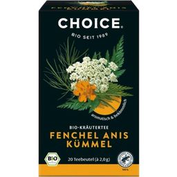 CHOICE Organic Fennel Anise Caraway - 20 Bags