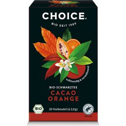 CHOICE Thé Noir Orange et Cacao Bio - 20 sachets