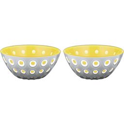 guzzini Set of 2 Bowls Ø12cm LE MURRINE - Grey / Yellow