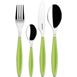 guzzini FEELING Cutlery Set, 24 pieces - Apple Green