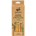 pandoo Reusable Bamboo Straws for Cocktails