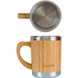 pandoo Bamboo & Stainless Steel Coffee Mug  - 1 Pc.