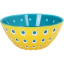 Bol LE MURRINE, Ø 25 cm, Jaune / Blanc / Bleu marine
