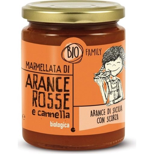 Marmellata di Arance Rosse e Cannella Bio - 360 g