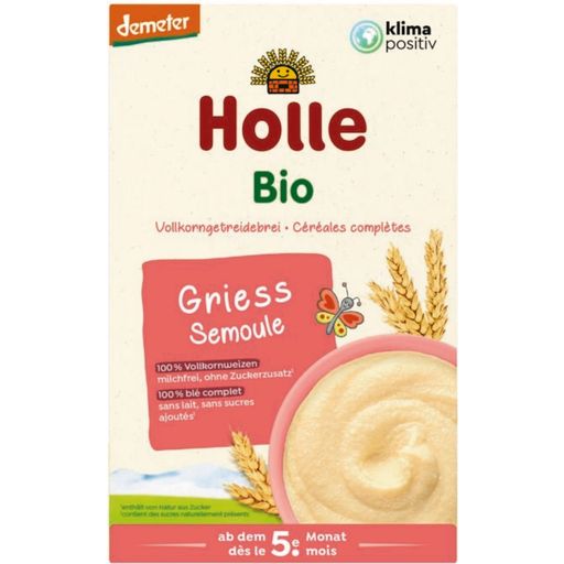 Holle Bio Demeter Vollkorngetreidebrei Griess - 250 g