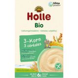Bouillie Bio Demeter aux Céréales Complètes - 3 Céréales (sans gluten)
