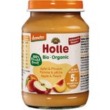 Holle Petit Pot Bio Demeter - Pomme & Pêche