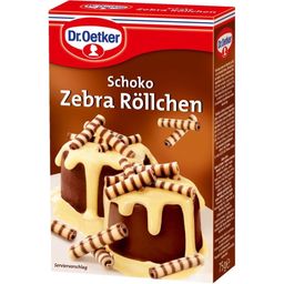 Dr. Oetker Schoko Zebra Röllchen - 75 g