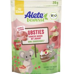 Organic Obsties - Strawberry Banana with Yoghurt - 20 g