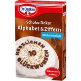 Dr. Oetker Chocolate Decor - Letters & Numbers