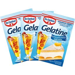 Dr. Oetker Gelatina Molida Blanca, Pack de 3 - 27,60 g