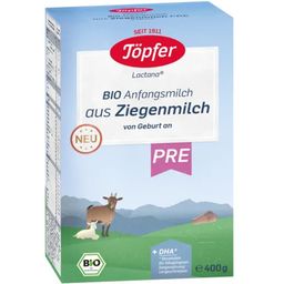 Töpfer Bio začetno mleko iz kozjega mleka, PRE - 400 g