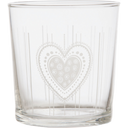 Babila - szklanka z motywem serca, zestaw 6 sztuk