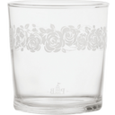 La Porcellana Bianca Babila - Bicchiere Rose, Set da 6 - 1 Set