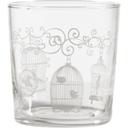 Babila - szklanka z motywem klatki dla ptaków, zestaw 6 sztuk - 1 zestaw