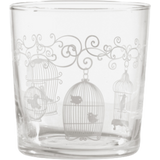 Babila - szklanka z motywem klatki dla ptaków, zestaw 6 sztuk