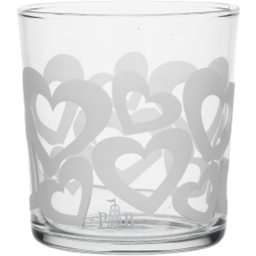 Babila - szklanka z motywem serc, zestaw 6 sztuk - 1 zestaw