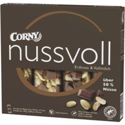 Barrette nussvoll - Arachidi e Cioccolato al Latte - 96 g