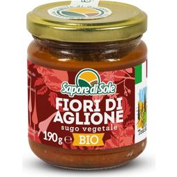 Bio sos warzywny z kwiatami czosnku Aglione - 190 g