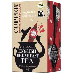 CUPPER Bio čaj English Breakfast - 20 čajnih vrečk