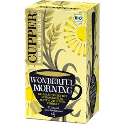 CUPPER Organic Wonderful Morning Tea - 20 tea bags