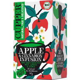 CUPPER Bio čaj Apple & Cinnamon Infusion - 20 čajnih vrečk