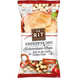 DE RIT Organic Chickpea Chips - Paprika - 75 g