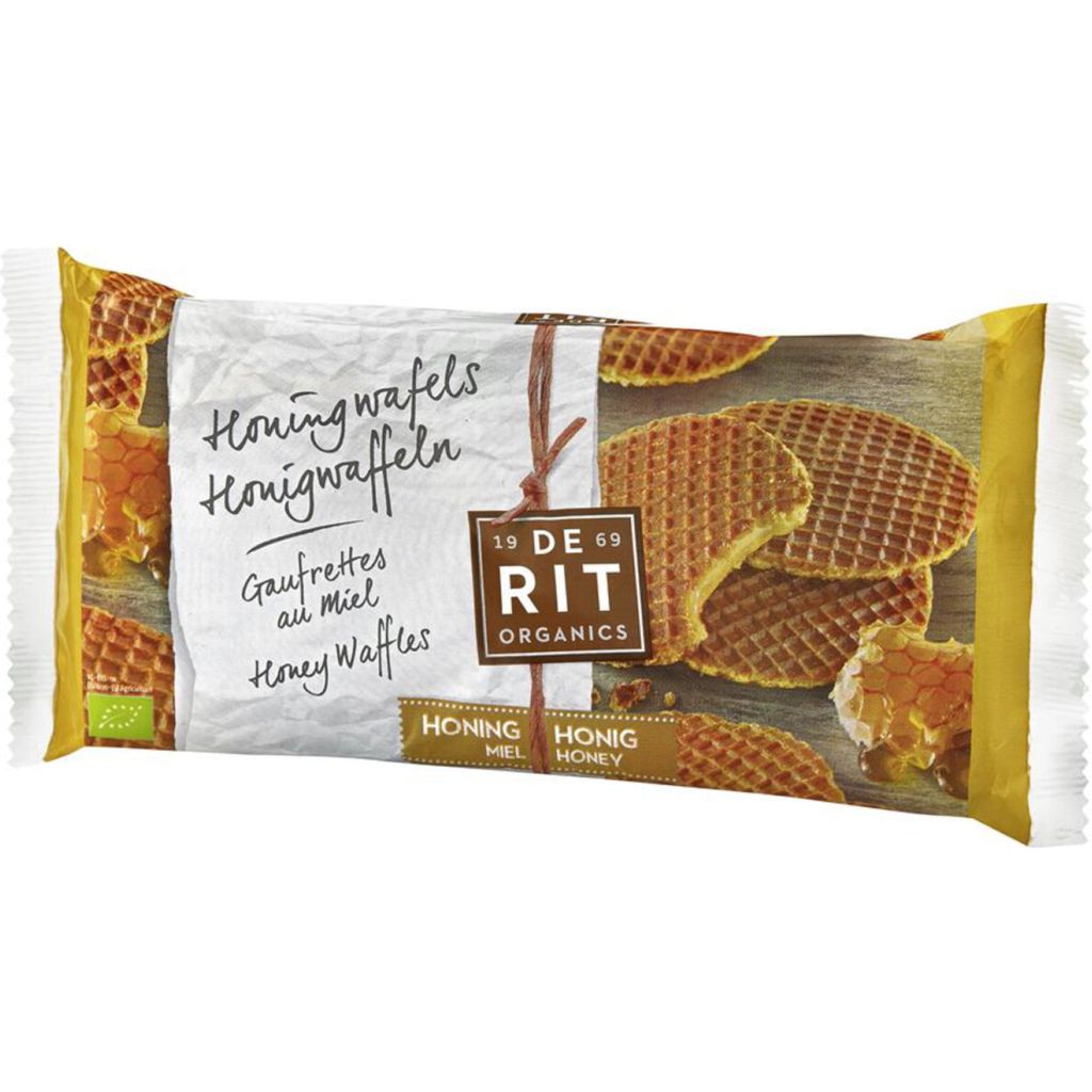 DE RIT Organic Honey Waffles, 175 g - Piccantino Online Shop International