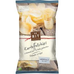 DE RIT Organic Potato Crisps - Sea salt - 125 g