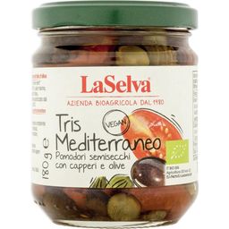 LaSelva Tris Mediterraneo Bio sott'Olio - 180 g