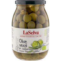 LaSelva Organic Green Olives in Brine - 1 kg