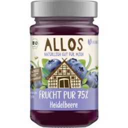 Allos Fruit Pur 75% Bio - Myrtille - 250 g