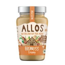 Allos Organic Pure Nut - Creamy Peanut Butter - 340 g
