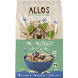 Allos Sin Azúcar - Porridge Bio con 3 Cereales - 500 g