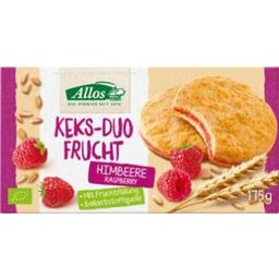 Allos Organic Fruit Biscuit Duo - Raspberry - 175 g