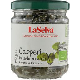 LaSelva Bio kapary v mořské soli - 140 g