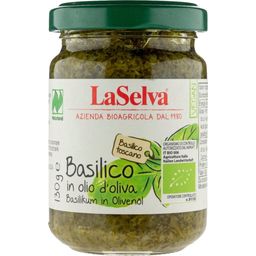 LaSelva Basilic Bio dans Huile d'Olive - 130 g