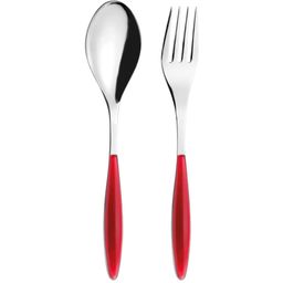 guzzini FEELING Serving Cutlery - Clear Red