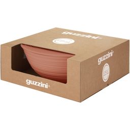 guzzini Saladier TIERRA M avec Couvercle - Dark terracotta