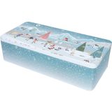 Scatola per Biscotti XXL con Divisorio - Winter Wonderland