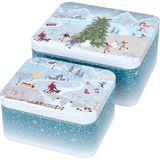 Set di Scatole per Biscotti - Winter Wonderland