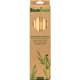 Bambaw Bamboo Straws Box - 12x 22 cm