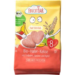 Organic Oat Biscuits with Strawberry, Banana & Apple - 100 g