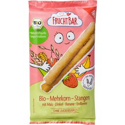 Organic Multigrain Sticks - Maize, Spelt, Banana & Strawberry - 30 g