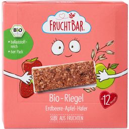 FRUCHTBAR Bio Riegel - Erdbeere, Apfel, Hafer