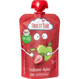 FRUCHTBAR Organic Snack Pouch - Strawberry & Apple - 100 g