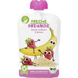 Freche Freunde Bio Quetschie Banane, Erdbeere & Quinoa - 100 g