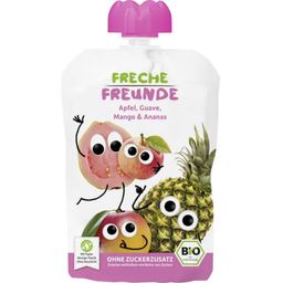 Organic Squeeze Pouch - Apple, Guava, Mango & Pineapple Puree - 100 g