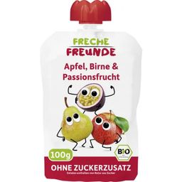 Bio Quetschie Apfel, Birne & Passionsfrucht - 100 g